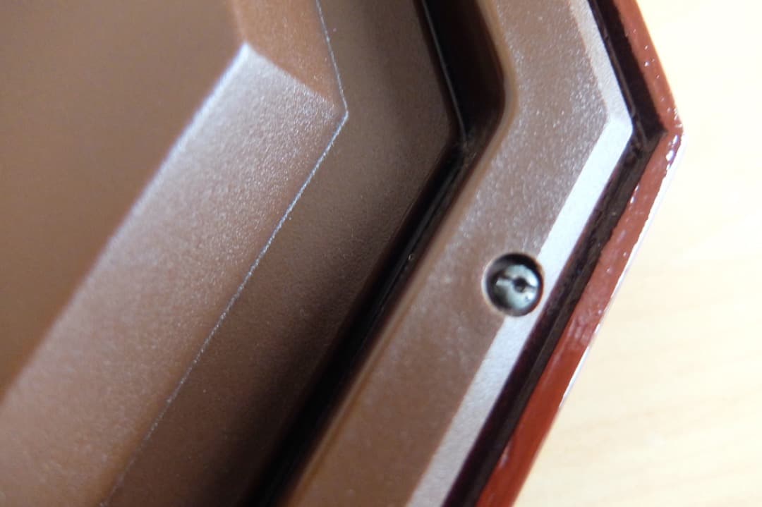 【美品＆動作確認済】80’sヴィンテージSEIKO マルーン色オクタゴンクロック