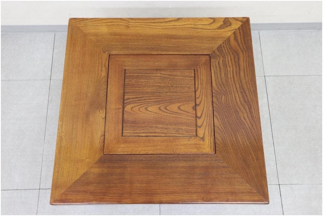 囲炉裏 テーブル 座敷机 座卓 ちゃぶ台 関西火鉢 天然木 和家具 和室 古民具