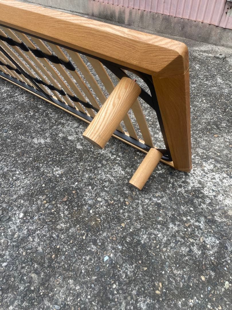 【引取限定】無印良品　スリムシングル　セミシングル　ベッド　フレーム　葛飾区