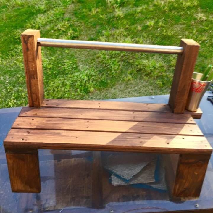 DIY  外用物干しハンガーラック