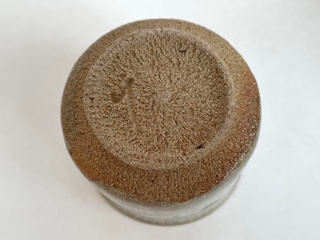 陶芸家　西岡小十　朝鮮唐津　ぐい呑　酒器　酒盃　共箱　古唐津