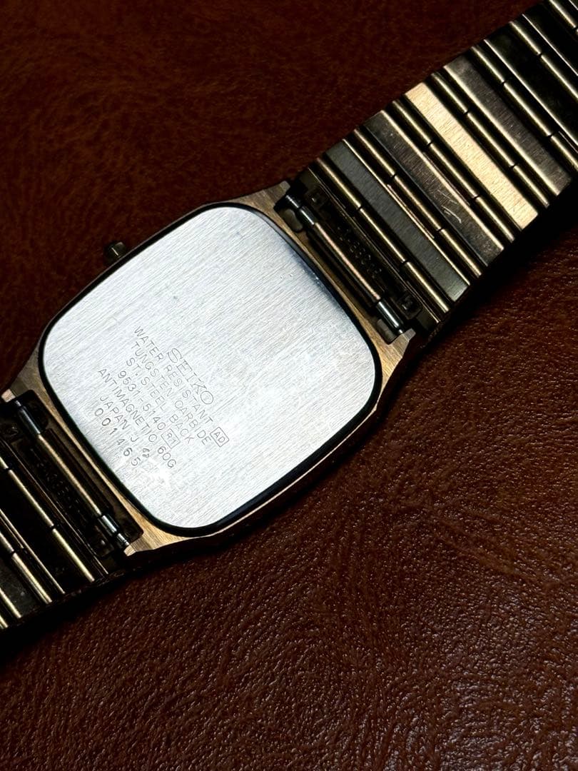 A67 希少 稼動品 SEIKO DOLCE レクタンギュラー 90年代