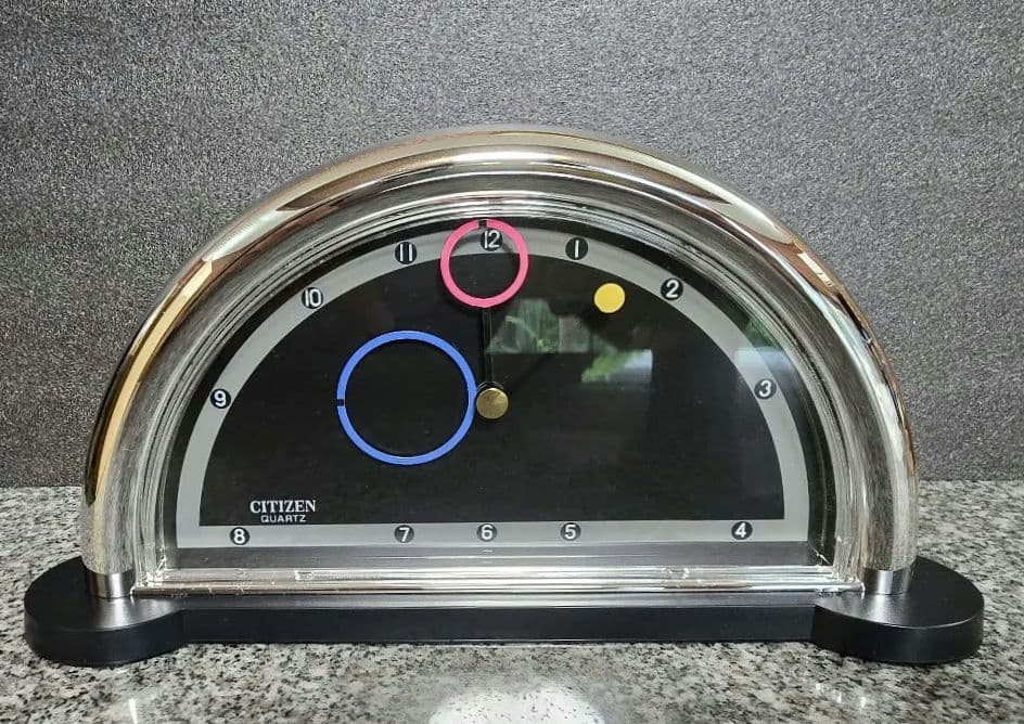 新品CITIZEN シチズン 80’s ポストモダン エスコンN デスククロック