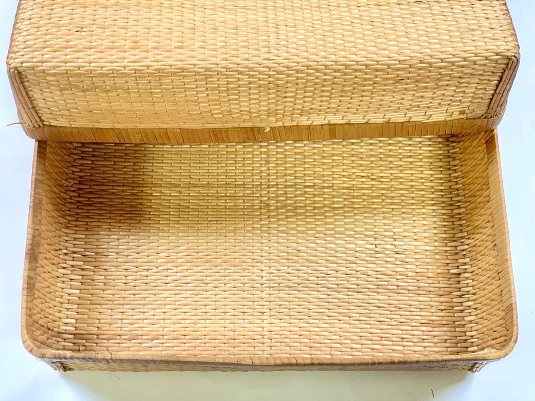 柳行李　希少　かご　レトロ　未使用品