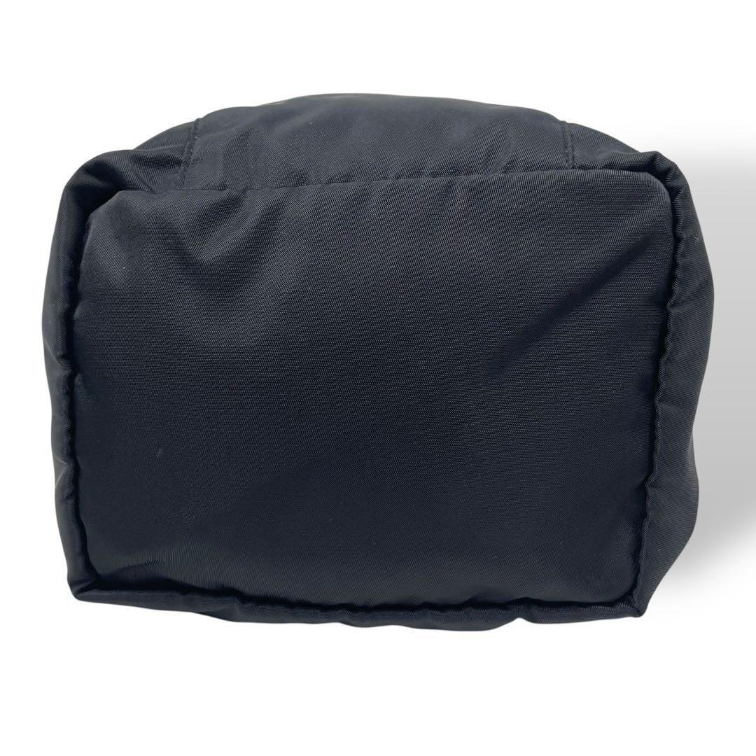 良品 4893 PRADA プラダ ポーチ ナイロン キャンバス ブラック