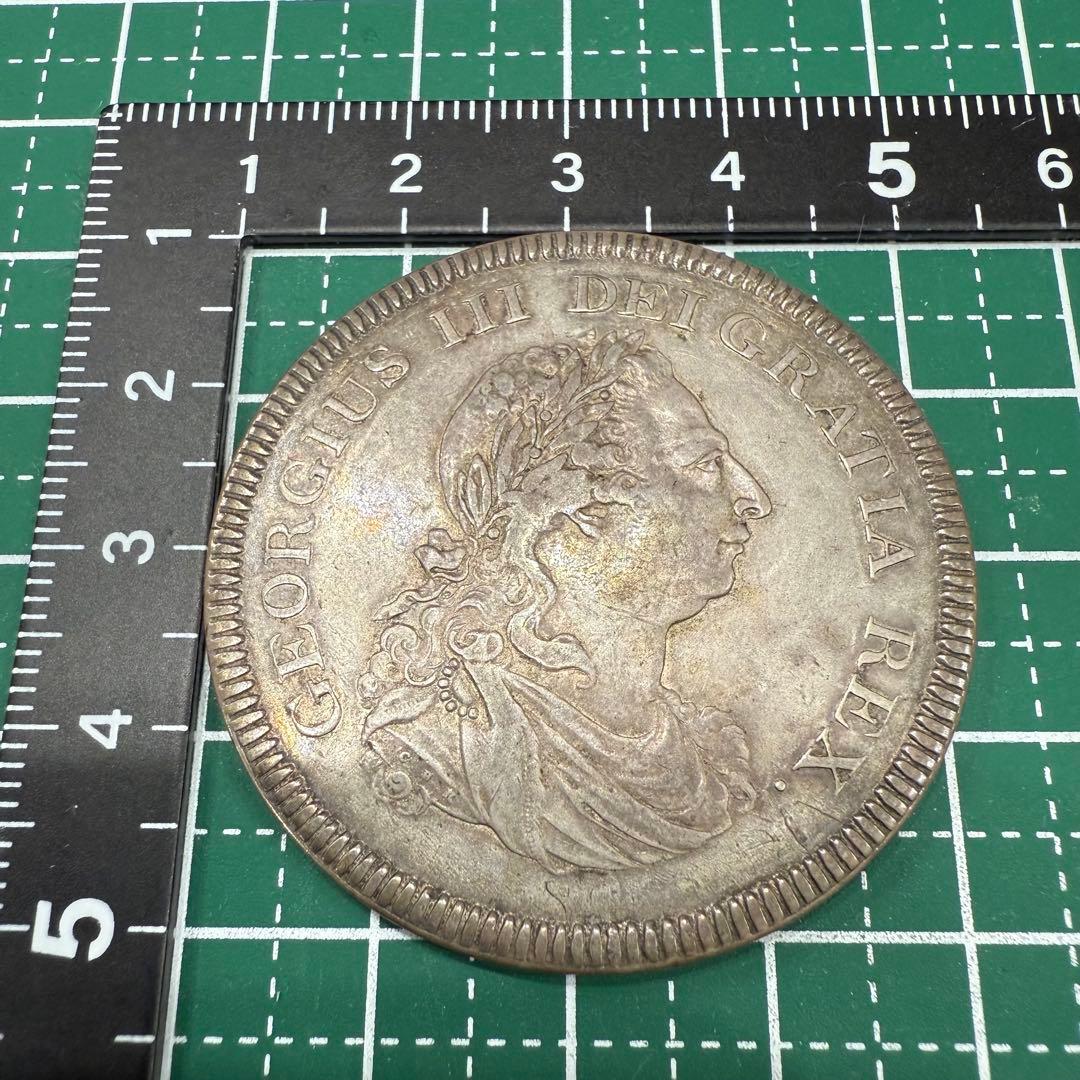 招*@様 アンティーク 銀貨 イギリス領 アイルランド 6シリング 1804 銀