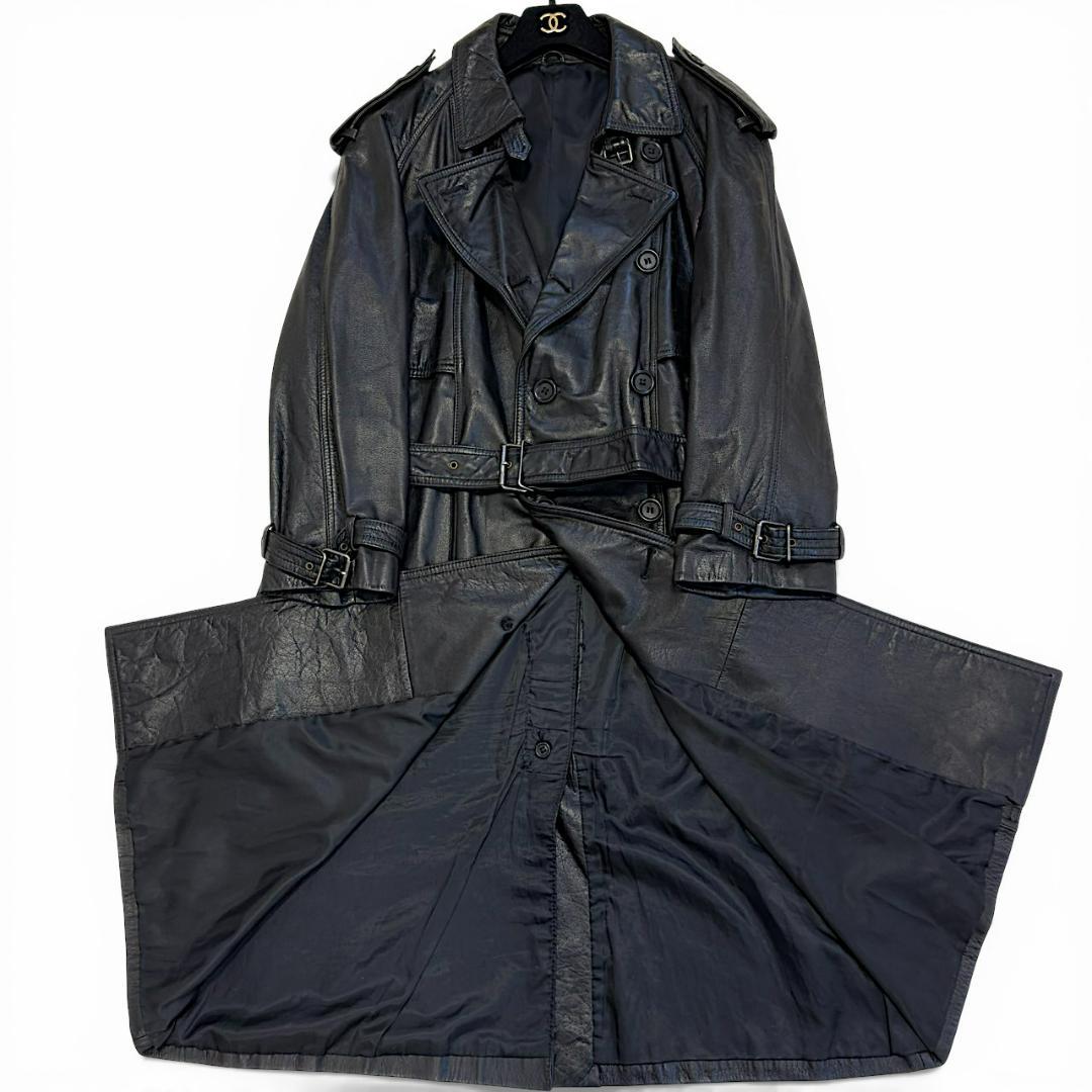 Partina パルティーナ 腰ベルト 大きいサイズ レザー トレンチコート