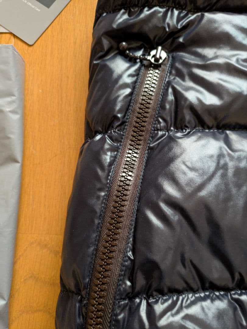 DUVETICAデュベティカ★ダウンベストネイビー×グレーリバーシブル40美品