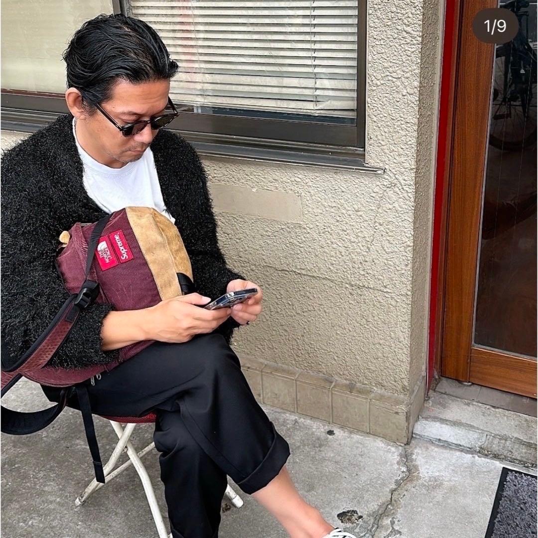 野村訓市着用　Supreme sparkle cardigan M BLACK