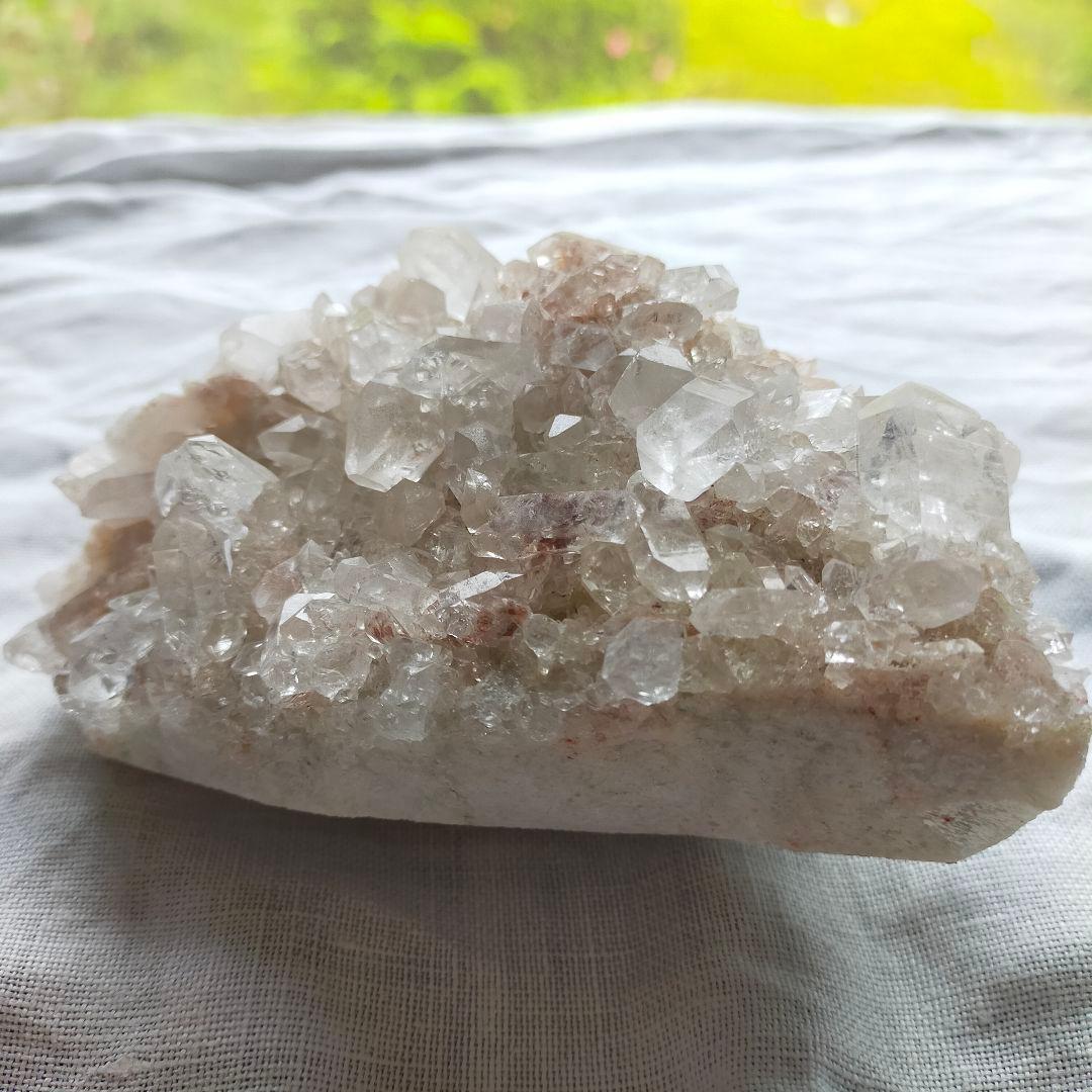 ヒマラヤ水晶クラスター656g　ピンク