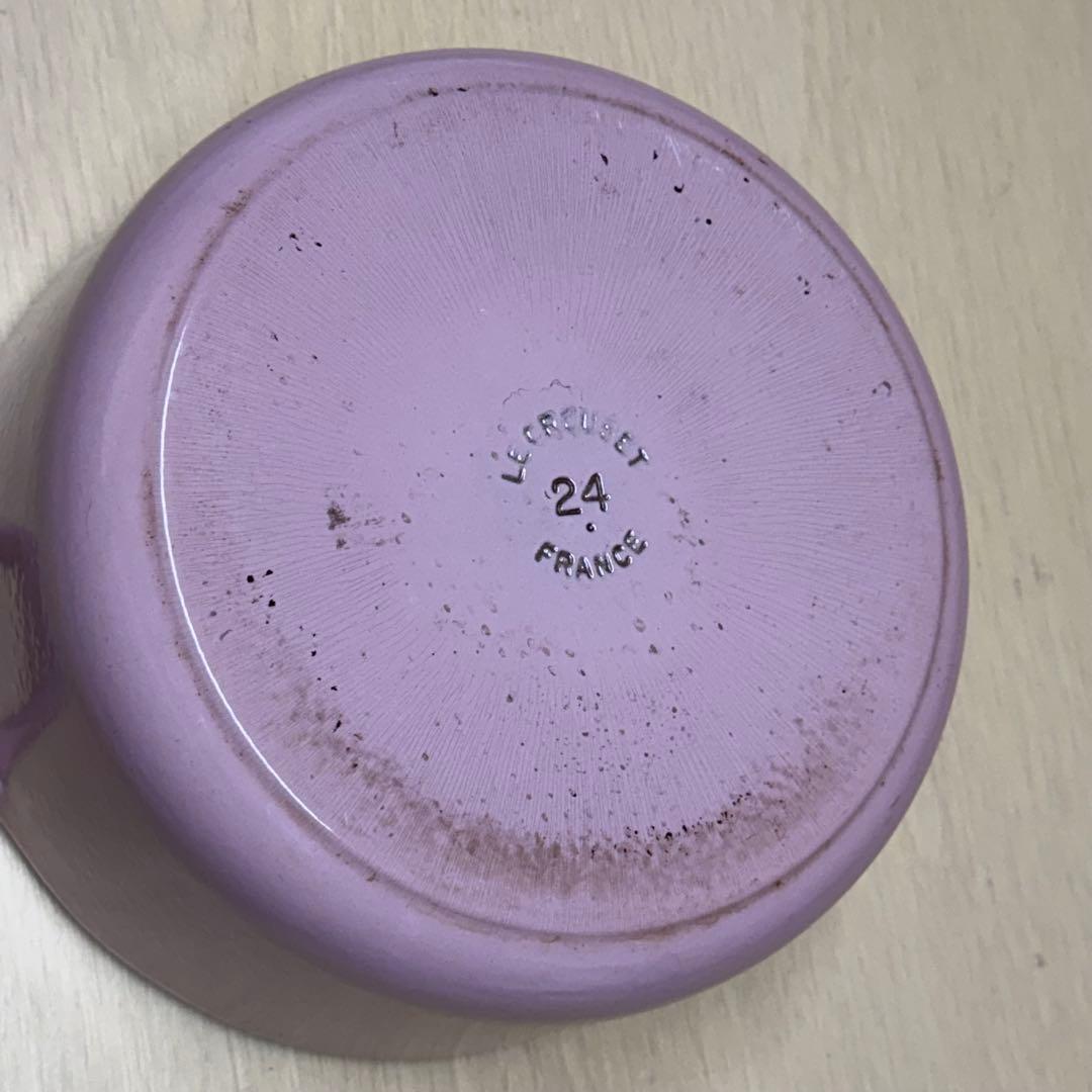 ルクルーゼ ココット ジャポネーズ 24cm モーヴピンク