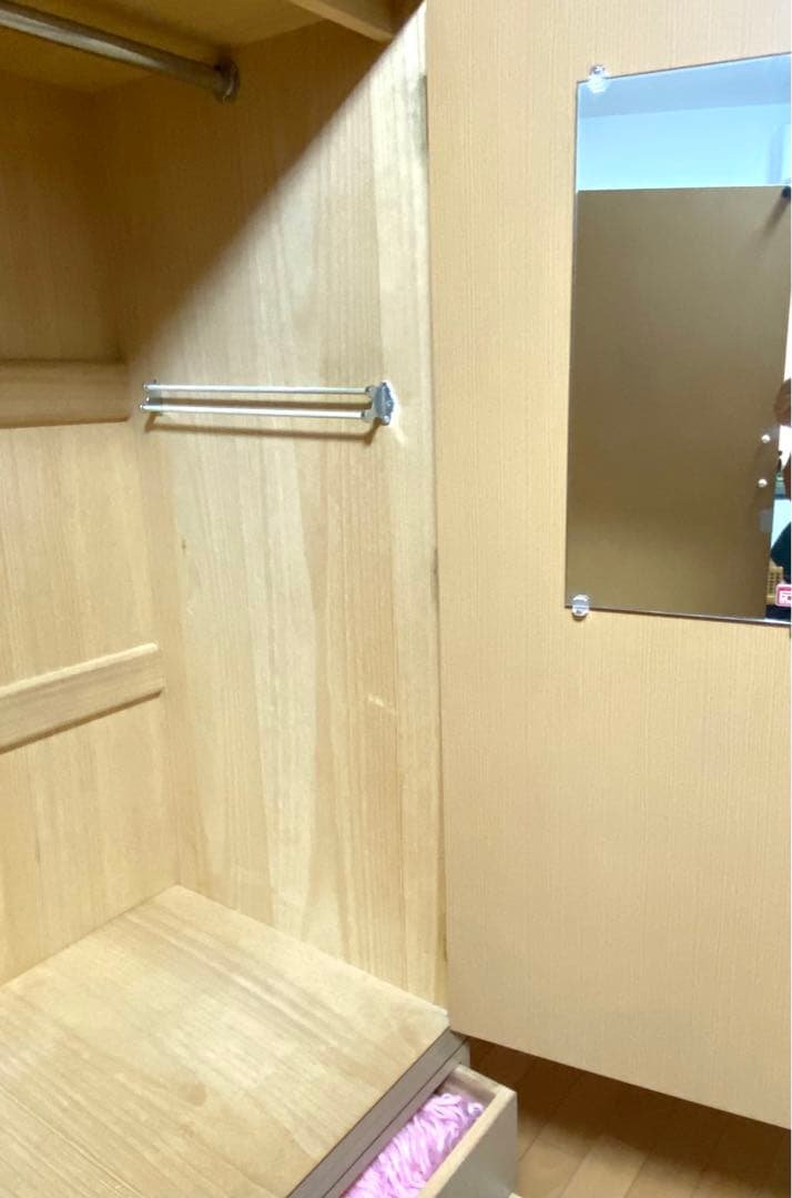 再値引！昭和レトロ　高級和風　府中家具桐製　洋服ダンス