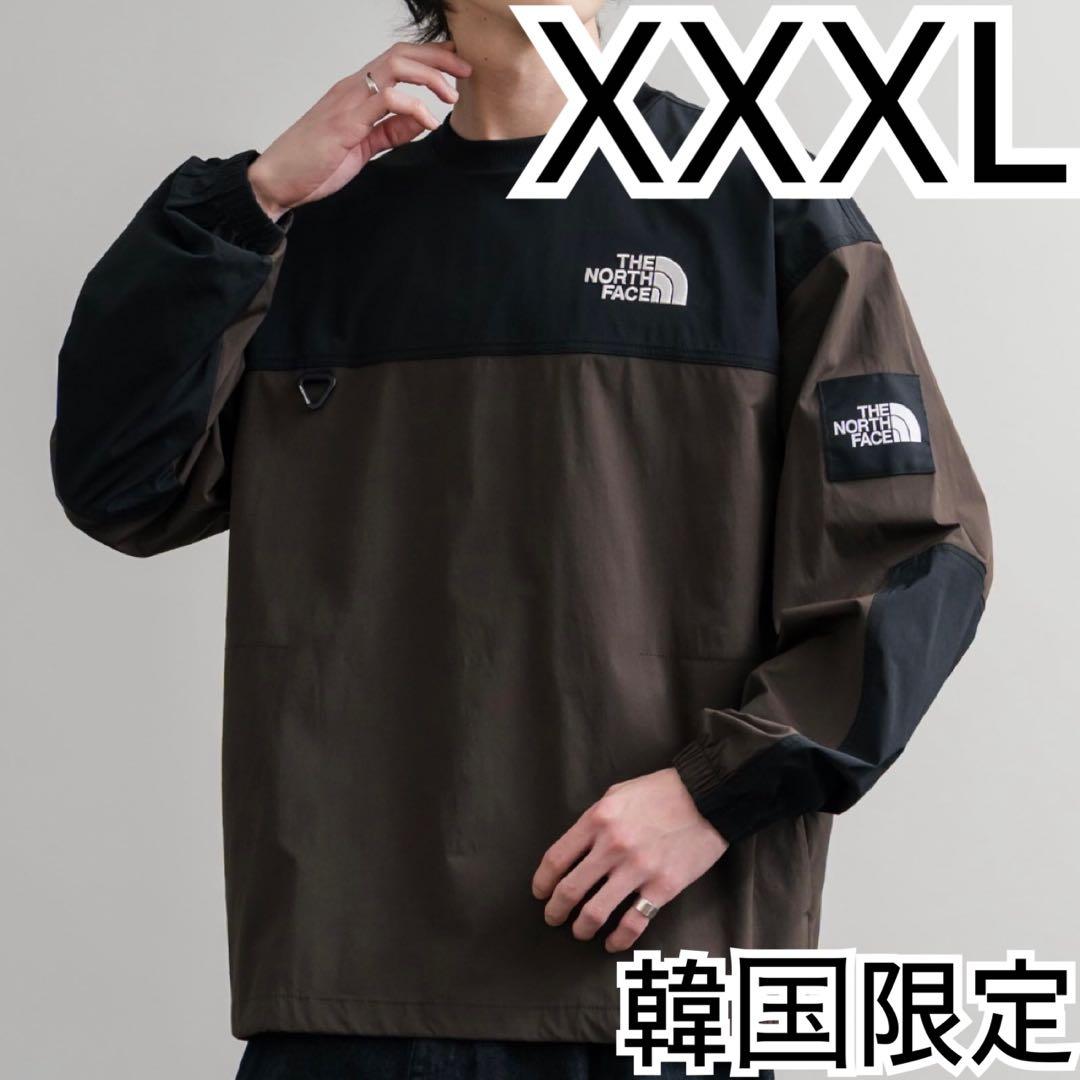 XXXL＊アルバニークルーネック　ブラウン　黒＊ロンT＊ノースフェイス＊韓国限定