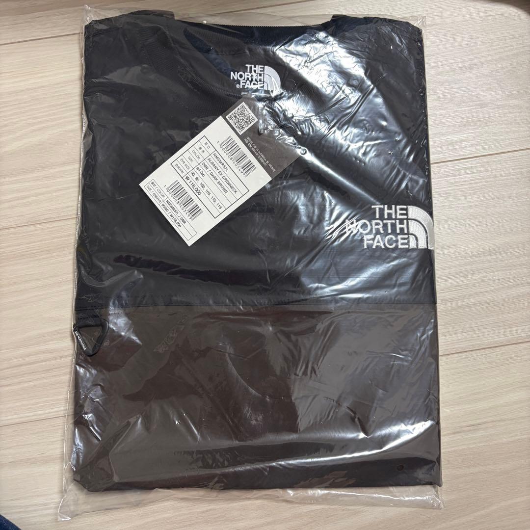 XXXL＊アルバニークルーネック　ブラウン　黒＊ロンT＊ノースフェイス＊韓国限定