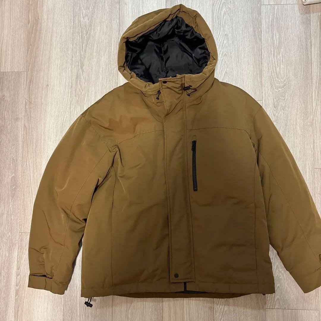 アーバンリサーチサニーレーベル　フーディーダウンジャケット　ブラウン