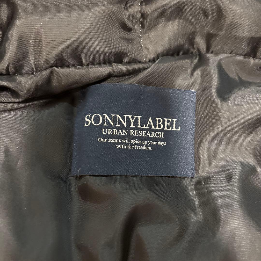 アーバンリサーチサニーレーベル　フーディーダウンジャケット　ブラウン