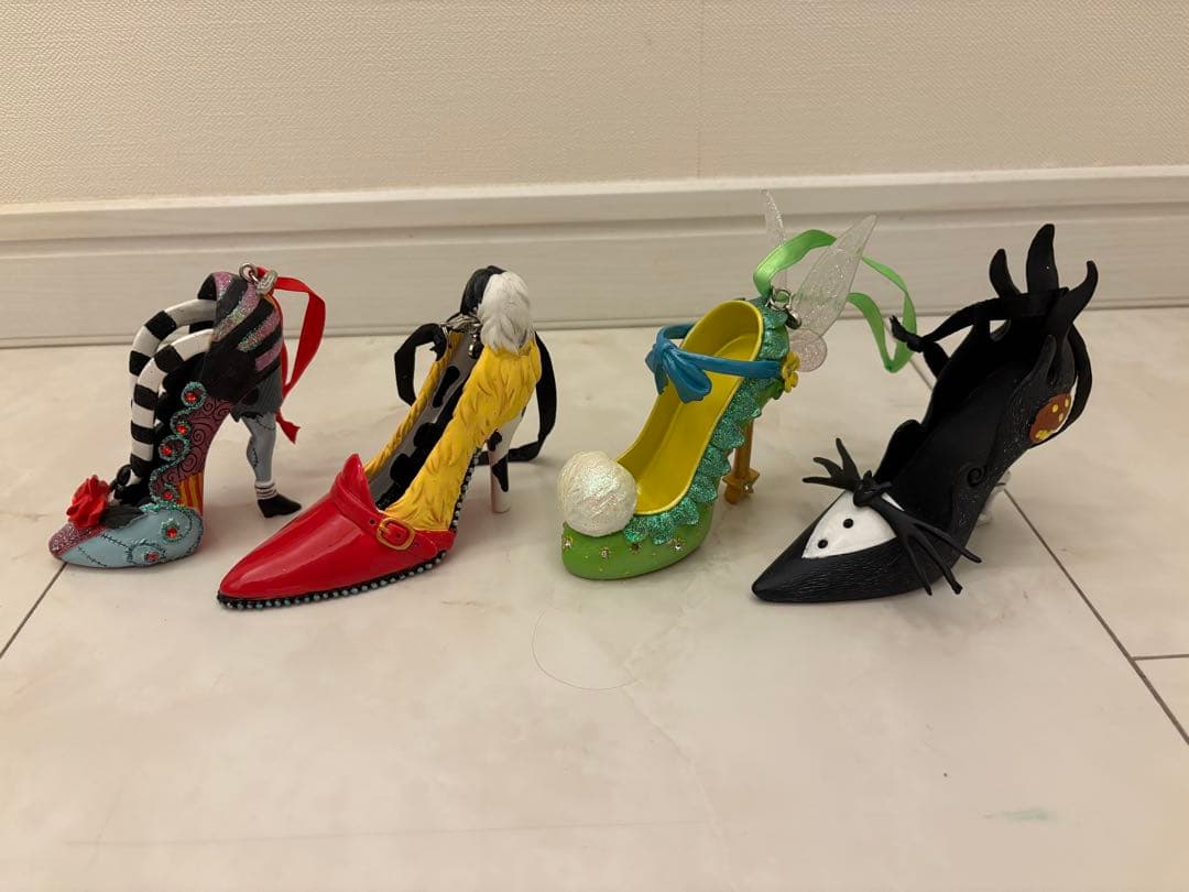 ディズニープリンセス クリスマスオーナメントセット　シューオーナメント