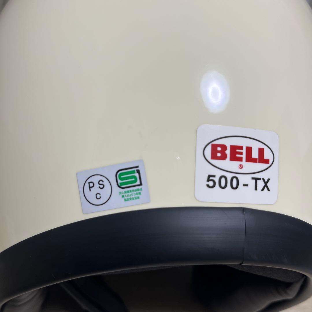 【❗️週末限定価格❗️】BELL 500-TXJ ジェットヘルメット アイボリー