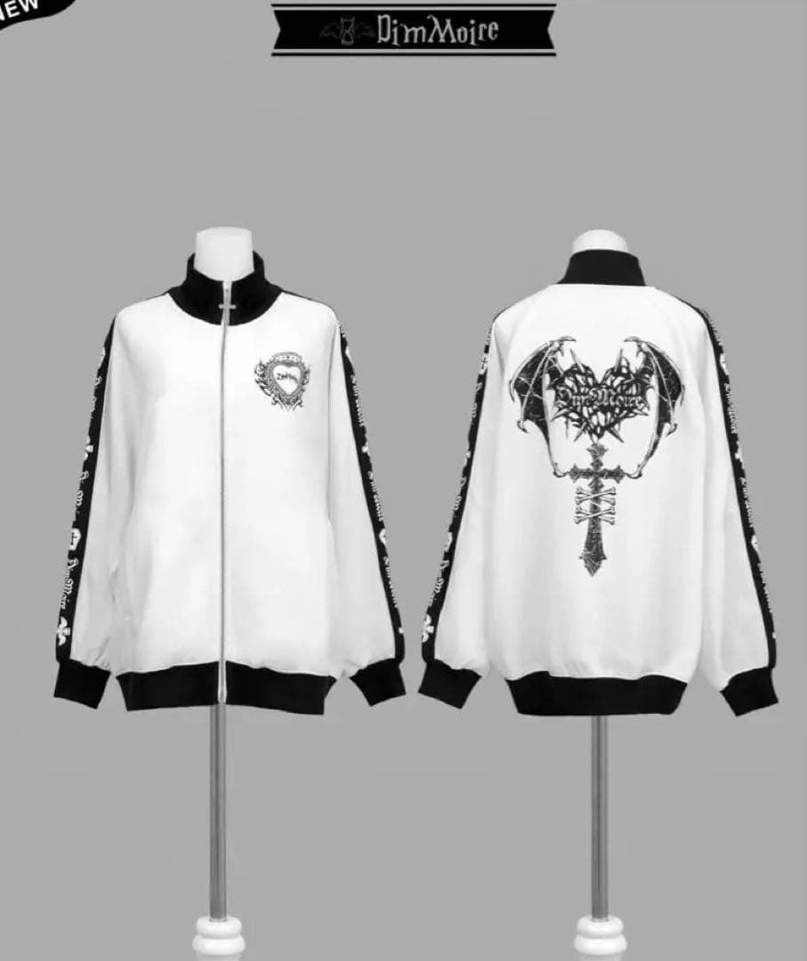 dimmoire ディムモアール ロゴプリントジャージトップス