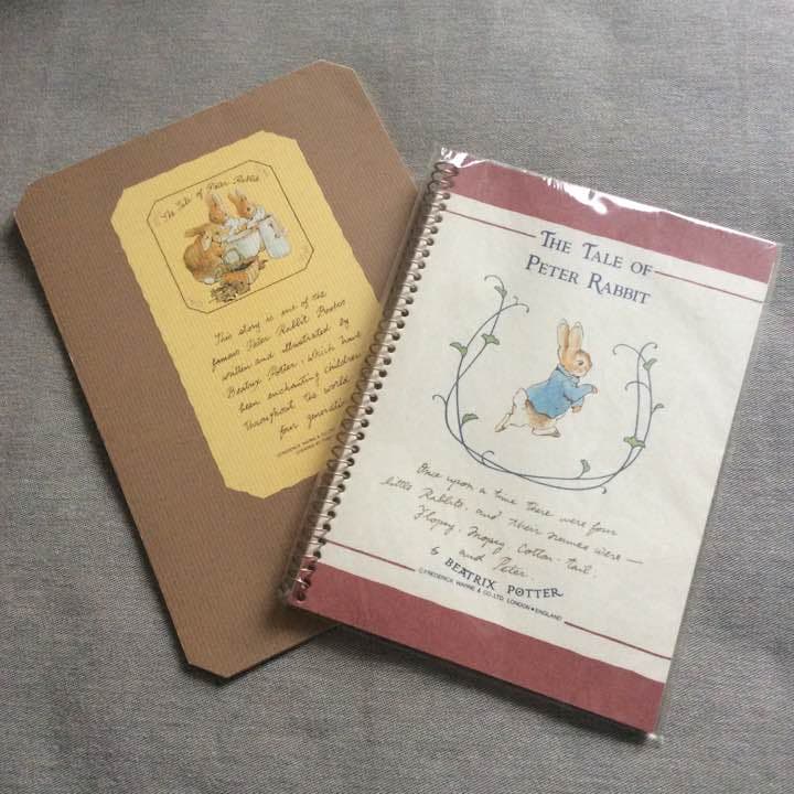 familiarのピーターラビット 便せんとリングノート