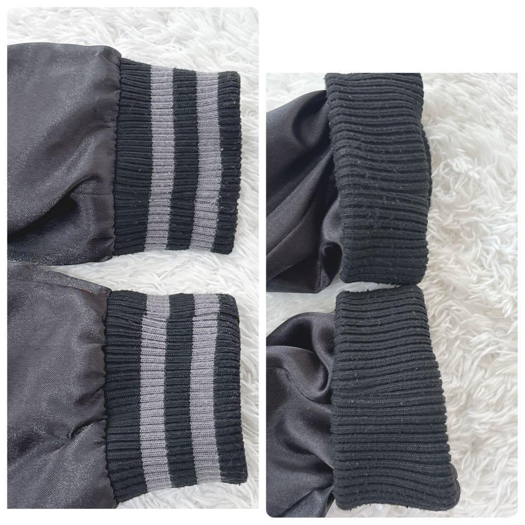 希少✨OBORO　朧　スカジャン　昇龍　和柄　刺繍　XL　ブラック　桜　月　竜