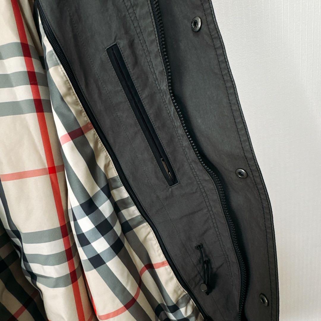 【極美品】BURBERY 　ノヴァチェックライナー付ステンカラーコート