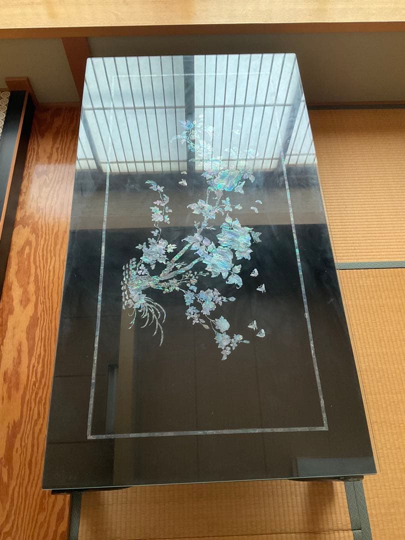 【最終値下げ】和室用 高級 漆塗 ローテーブル 座卓【送料込み】