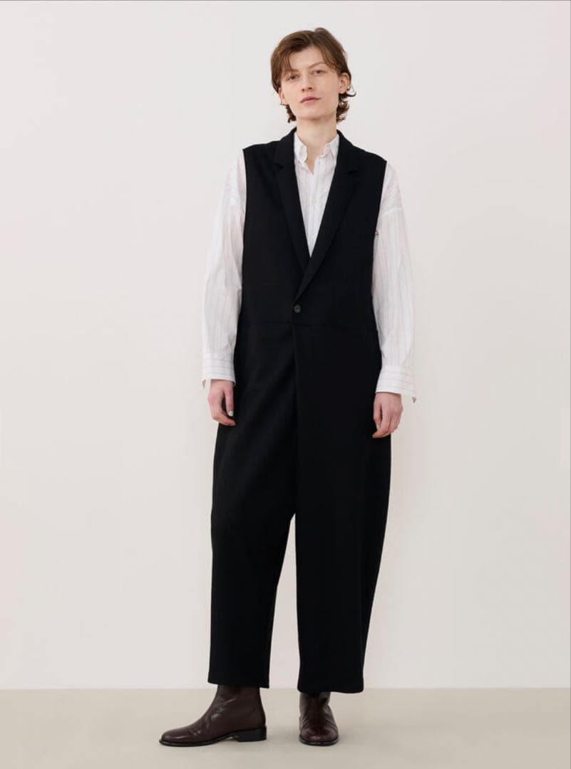 まるころ　ウールミルドスムース ジャンプスーツ