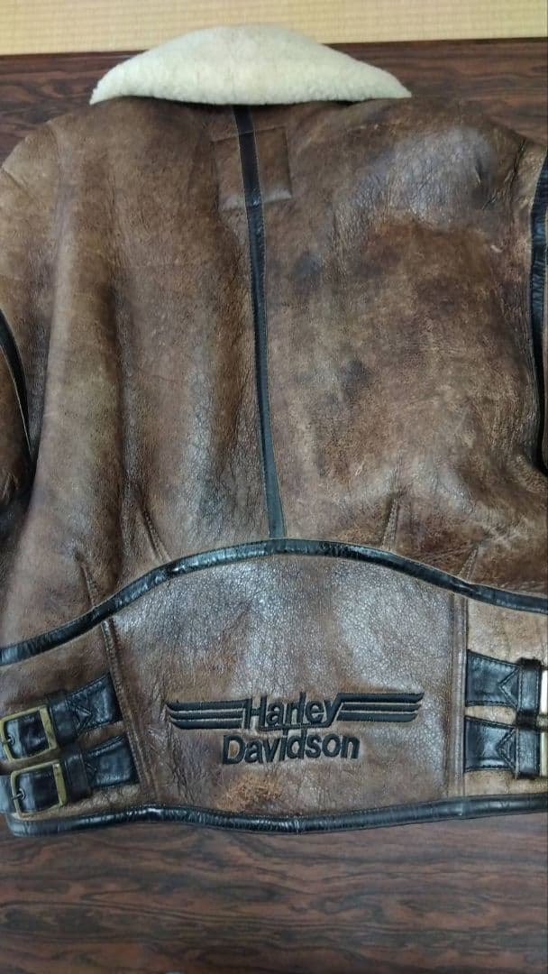 Harley-Davidson レザージャケット M ウール100%