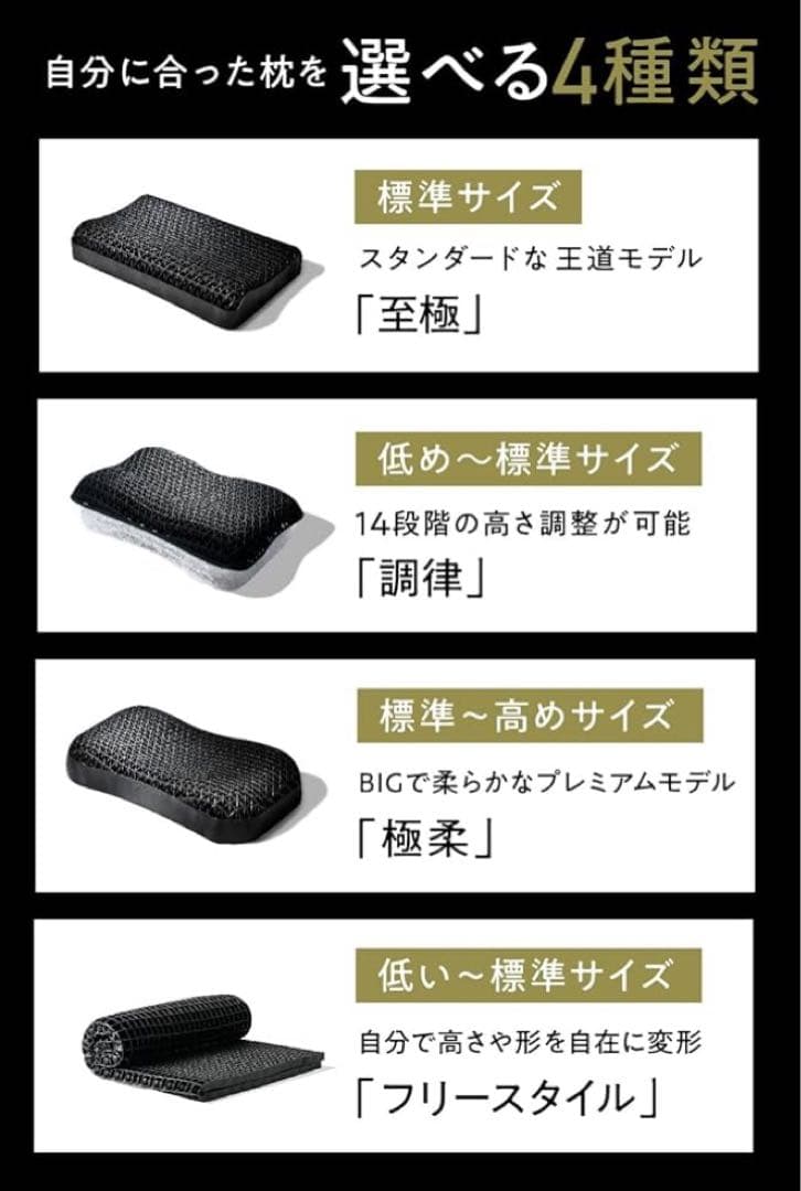 【新品未使用】ヒツジのいらない枕　極柔【最上位モデル】テンセルカバー付き