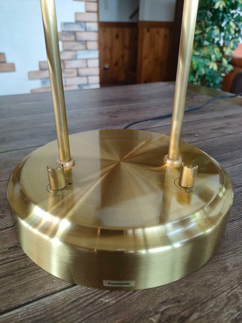 希少　パナソニック　Wテーブルライト　ベッドサイドライト　レトロ　ホテル　調光