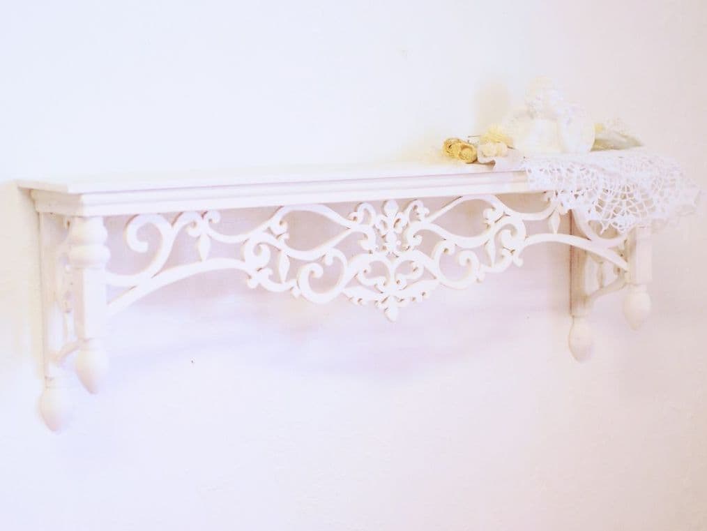 ムニュムニュ 飾り棚 棚 カーテンボックス シャビー シャビーシック