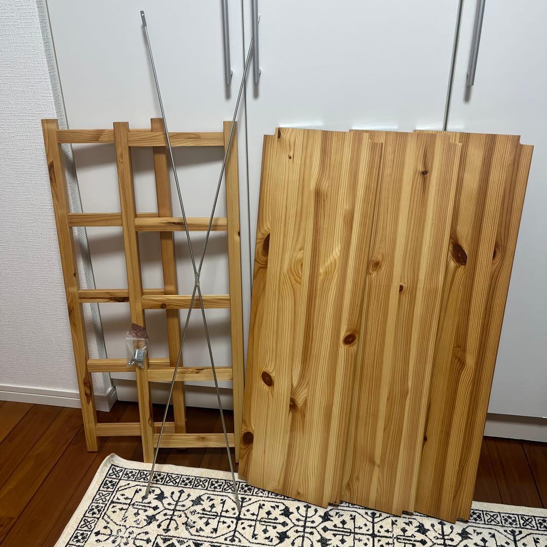 無印良品　パイン材ユニットシェルフ　幅86cm