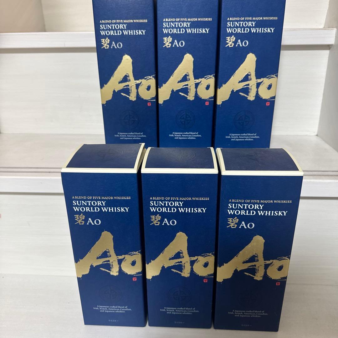サントリー ワールドウイスキー 碧 Ao 6本セット 箱あり