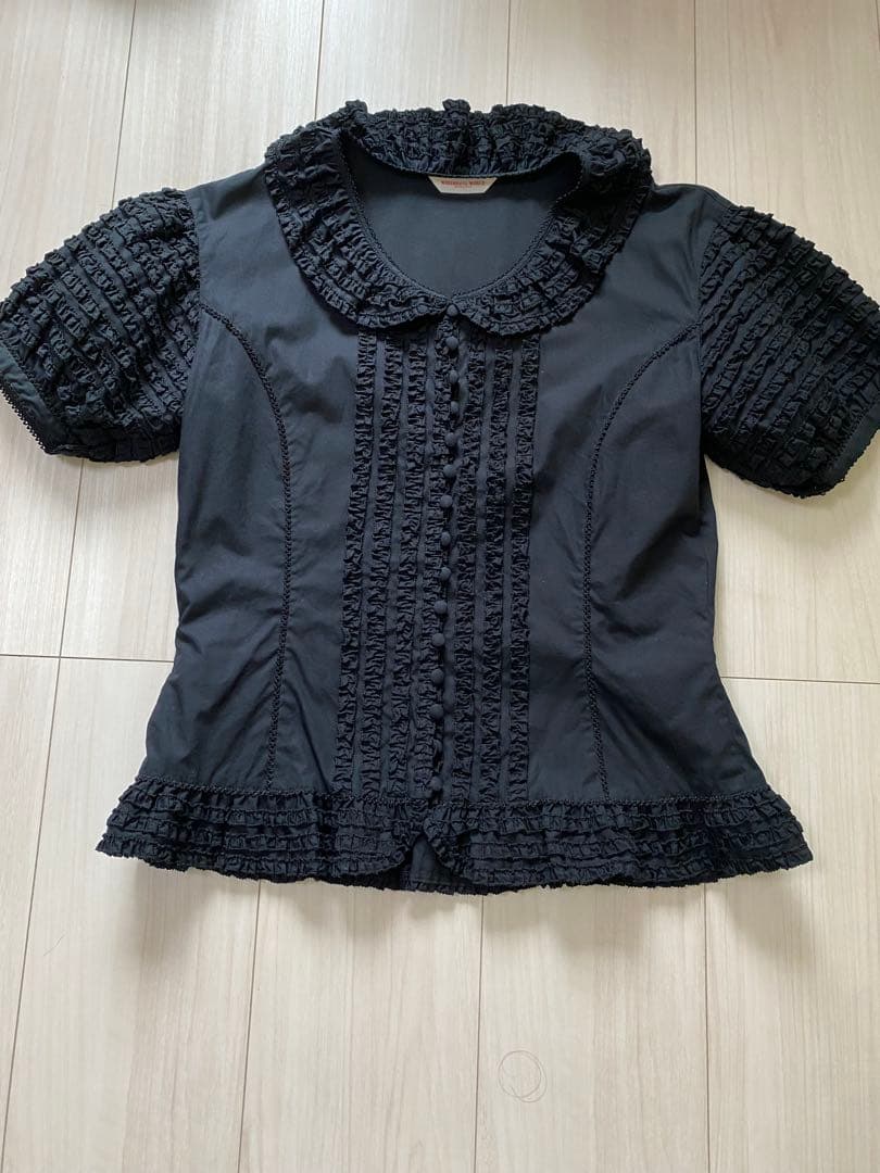 WONDERFUL WORLD コットンブラウス美品