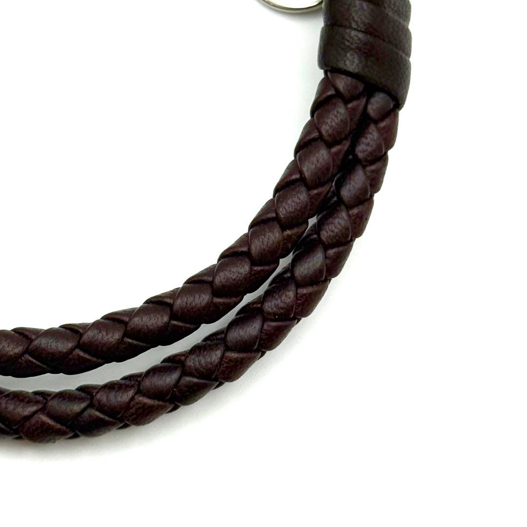 美品✨Bottega VENETA レザー イントレチャート ブレスレット