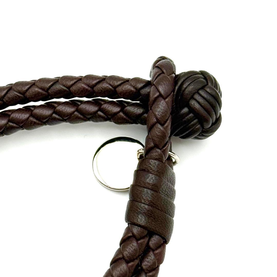 美品✨Bottega VENETA レザー イントレチャート ブレスレット