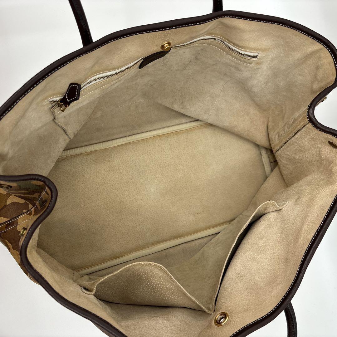 Cisei シセイ トートバッグ 941 レザー 本革 迷彩 大容量