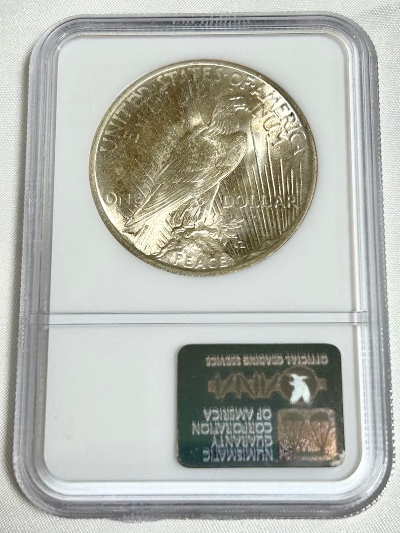 1923 アメリカ ピースダラー 銀貨 NGC MS64 アンティーク 古銭