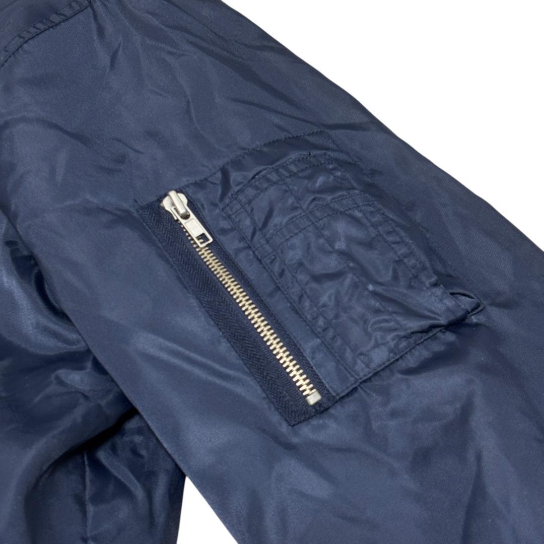 サントリーBOSSボスジャンMA-1 リバーシブル ボア フライトジャケット刺繍