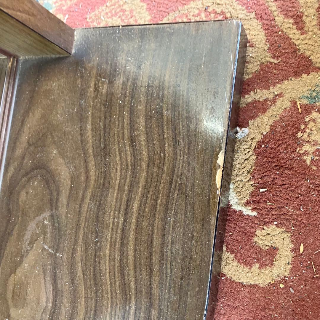 昭和レトロ ミッドセンチュリー 古家具 飾り棚 サイドボード 装飾ガラス戸