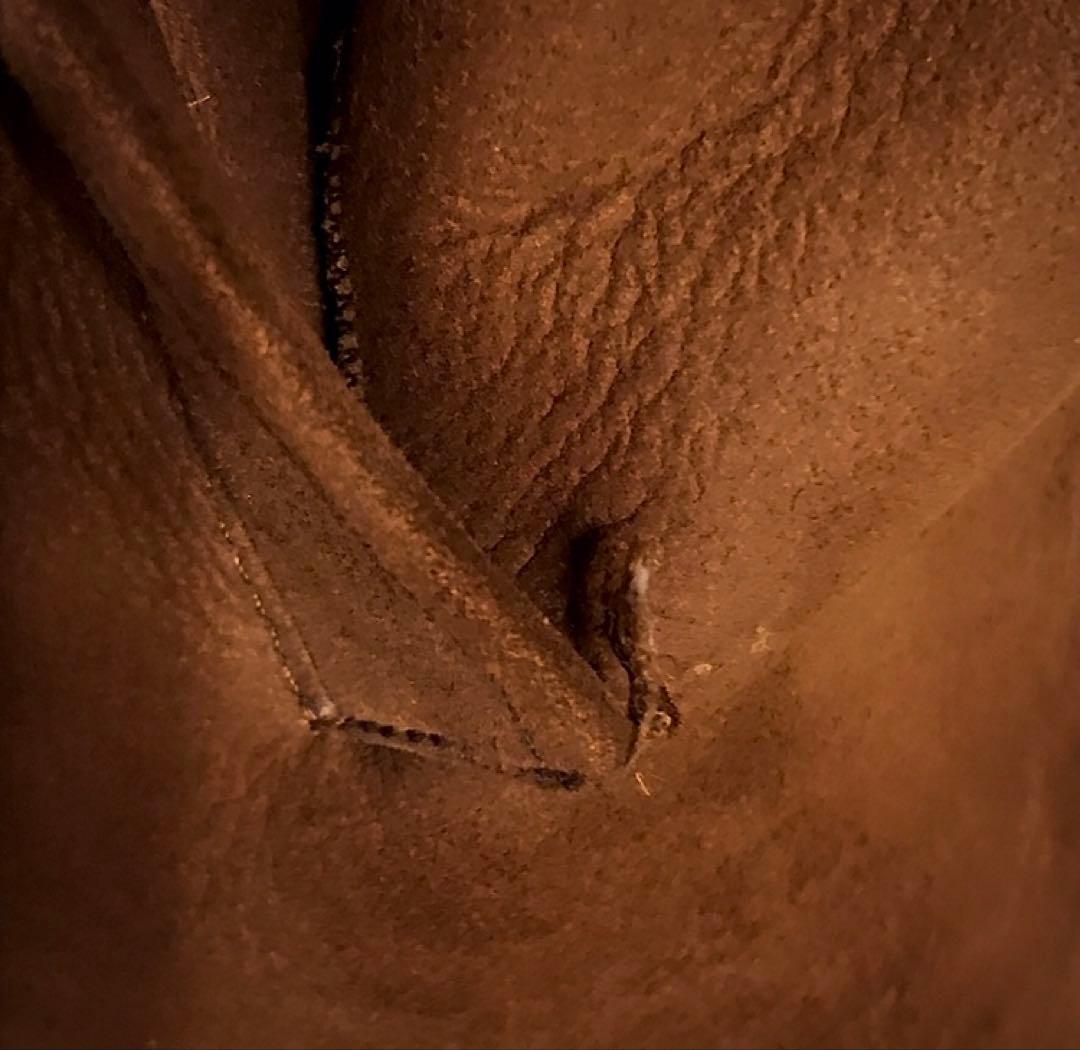 【値下げ】エルメネジルド　ゼニア　ムートンコート　ブラウン