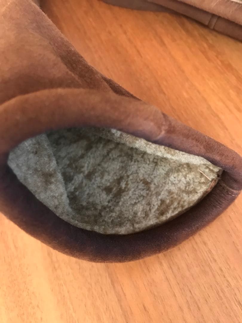 【値下げ】エルメネジルド　ゼニア　ムートンコート　ブラウン