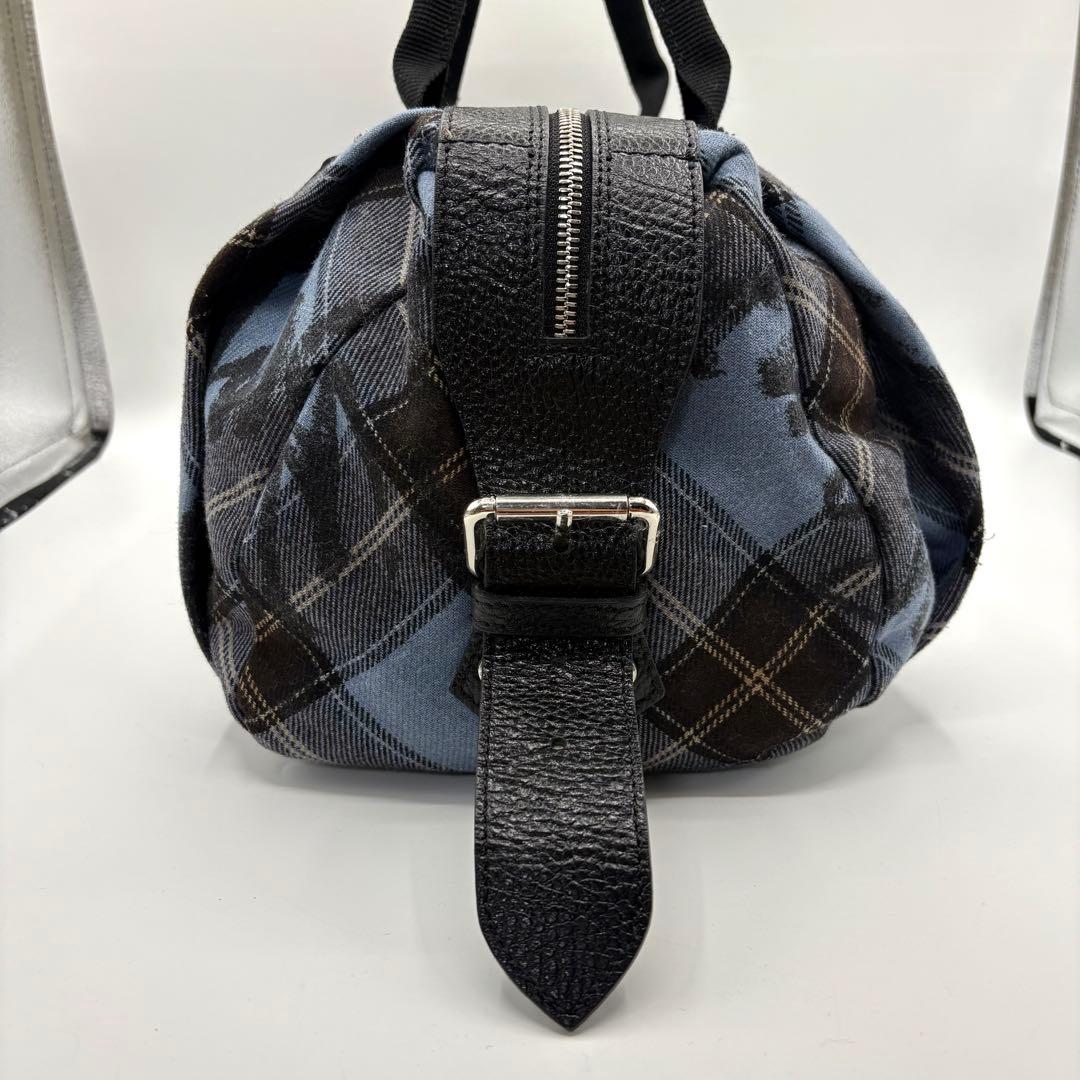 美品 2way イタリア製 ヴィヴィアン ブルコチオリーニ ミニボストン バッグ