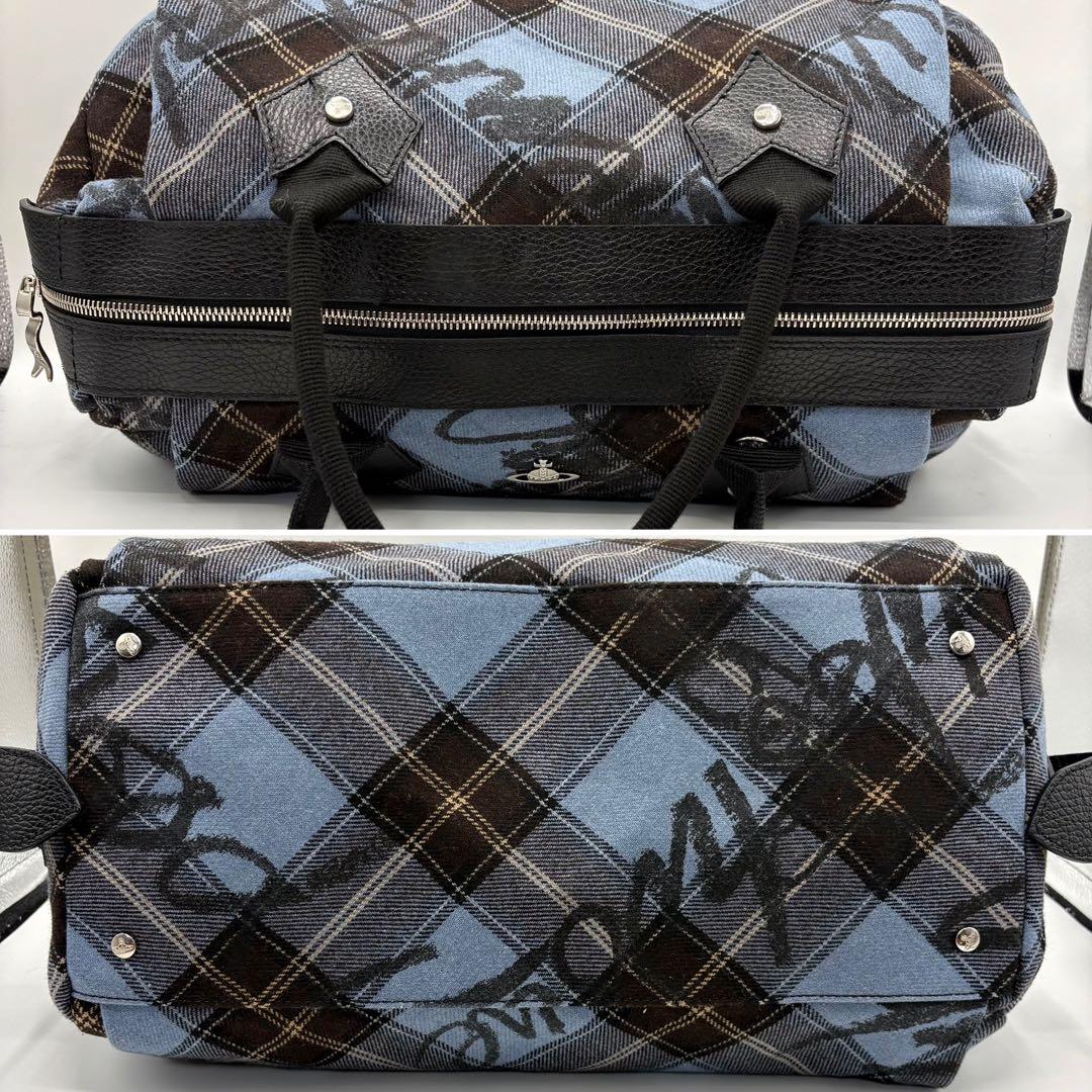 美品 2way イタリア製 ヴィヴィアン ブルコチオリーニ ミニボストン バッグ