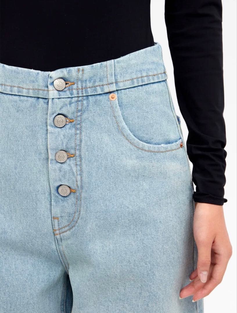 【美品】大特価❗️MM6 マルジェラ イタリア製 クロップドデニム