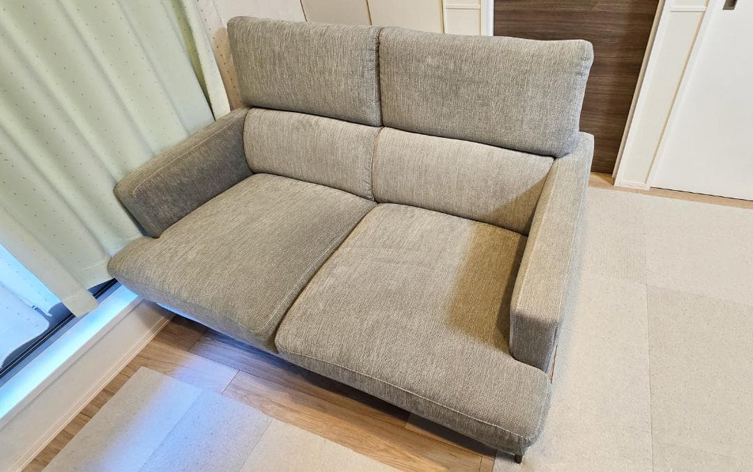 ニトリ サザーラ GY 2人用 布張り ソファ