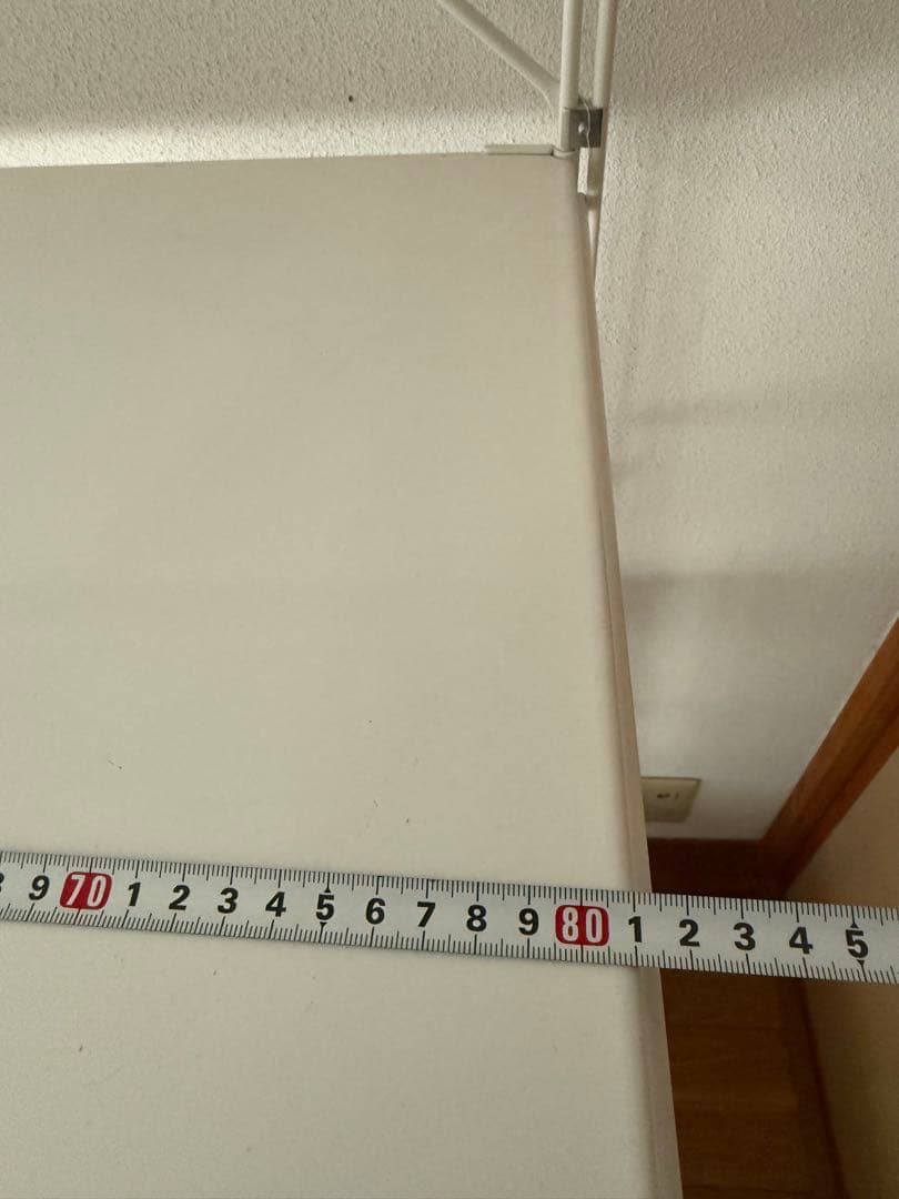 無印スチールシェルフ　ホワイト スチールラック 5段 ワイヤーバスケット付き