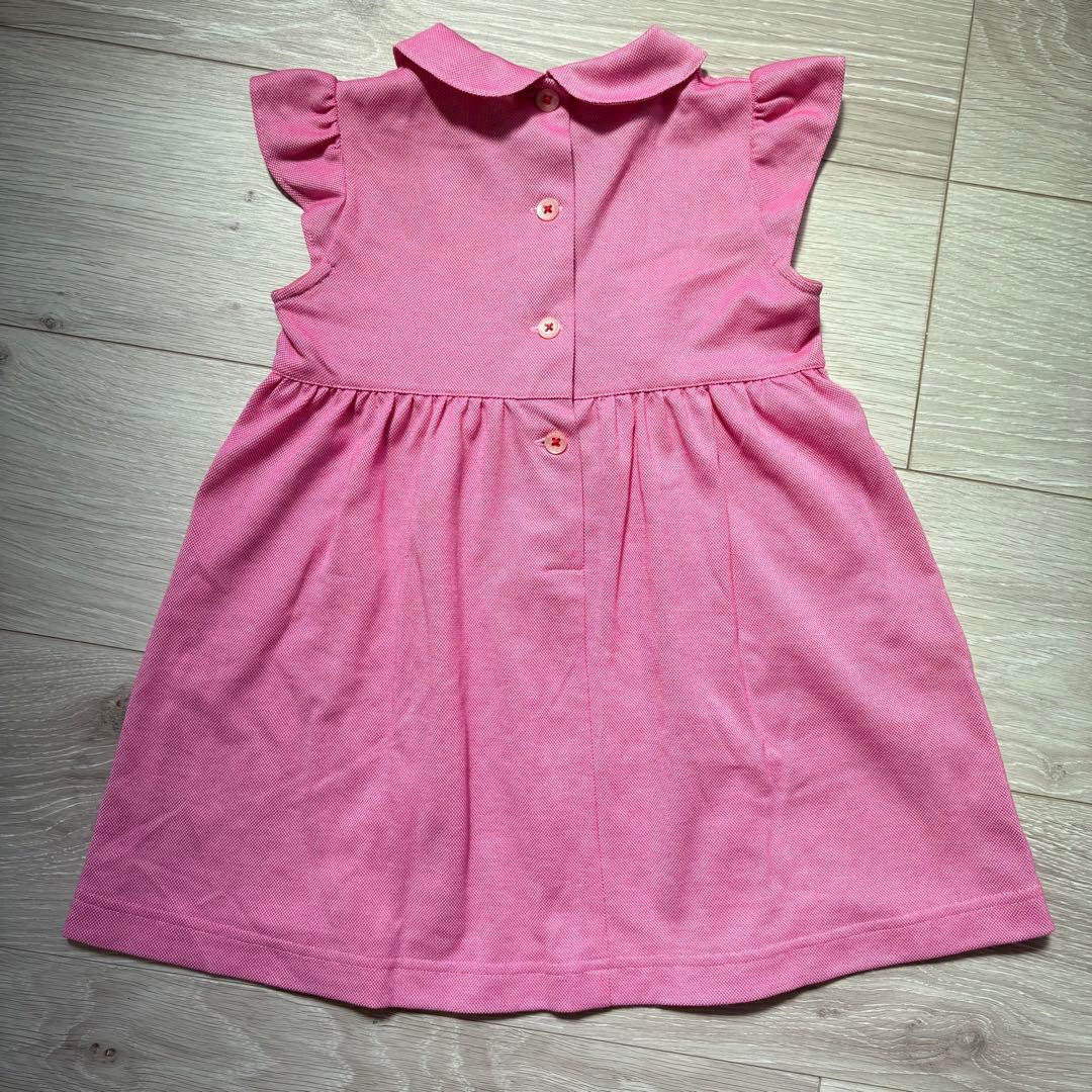 familiar ファミリア　さくらんぼ　チェリー　刺繍　半袖ワンピース　90