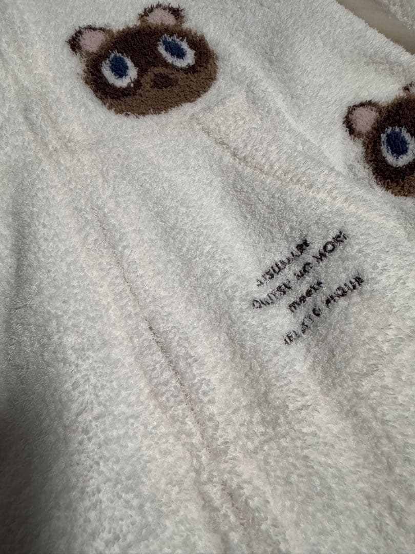 ジェラートピケ×あつ森 つぶまめジャガードパーカ&ショートパンツSET